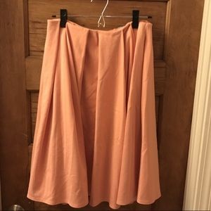 Peach, pleated Asos skirt! Waist 28". Length 24".